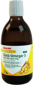 Doplněk stravy Zlatá Omega 3 rybí olej Forte Walmark