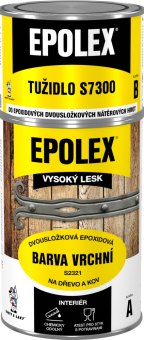 Dvousložková vrchní barva na dřevo, kov, zdivo Epolex Profi