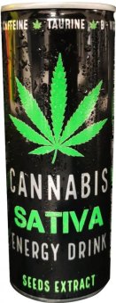 Energetický nápoj Cannabis Sativa