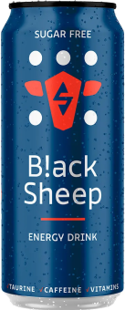 Energetický nápoj Sugar free Black Sheep