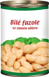 Fazole bílé  - konzerva