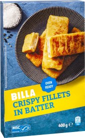 Filety z tresky obalované mražené Billa