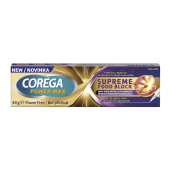 Fixační krém na zubní protézu Corega Power Max Supreme Food Block