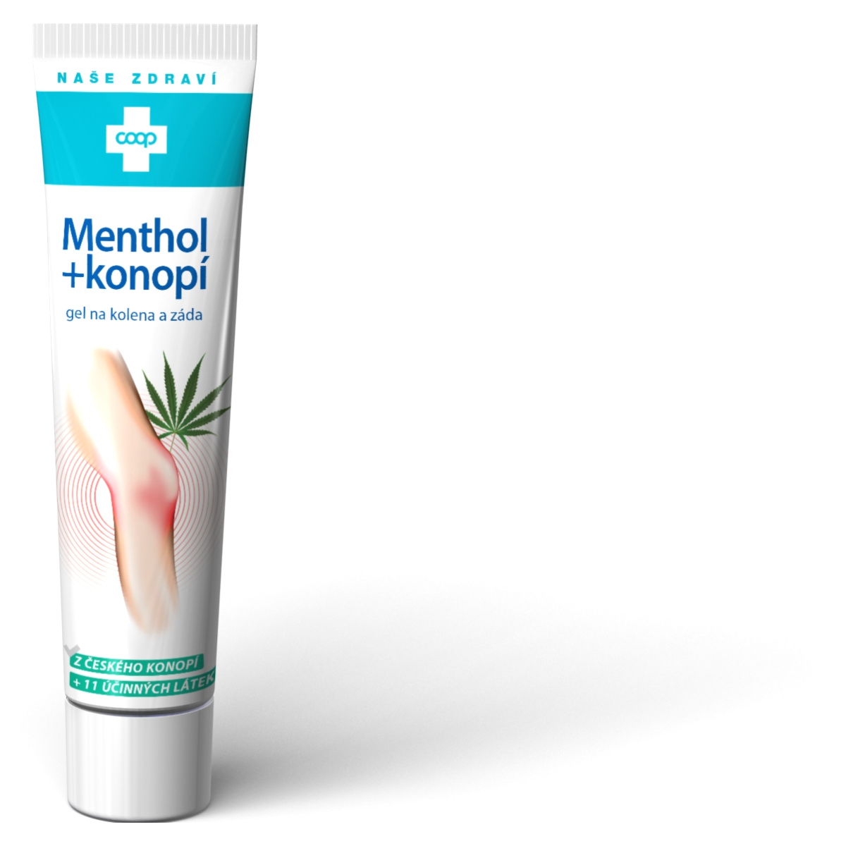 Gel na kolena a záda Menthol a konopí Coop levně Kupi.cz