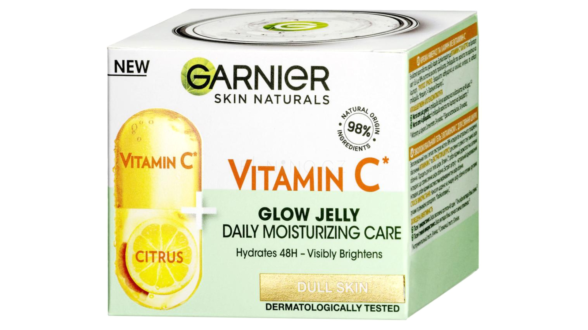 Gel pleťový hydratační Vitamin C Glow Jelly Garnier levně Kupi.cz