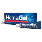 Gel urychlující hojení Hemagel Apotex