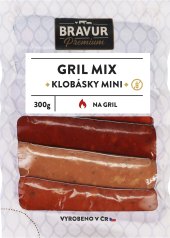 Gril mix klobásky mini Bravur