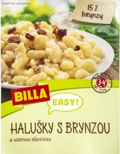 Halušky s brynzou Easy Billa