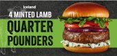 Hamburgery z mletého jehněčího a skopového masa mražené Iceland
