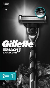 Holicí strojek pánský Gillette Mach 3 Charcoal