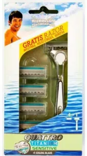 Holicí strojek pánský Quattro Titanium Sensitive Wilkinson