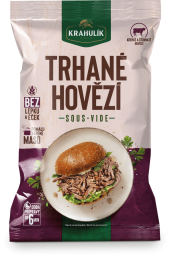Hovězí trhané maso Sous vide Krahulík