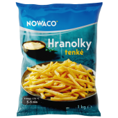 Hranolky tenké mražené Nowaco