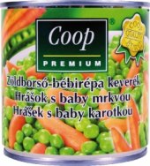 Hrášek s baby karotkou Coop Premium