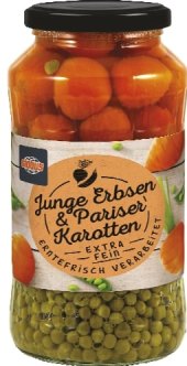 Hrášek s mrkví Globus