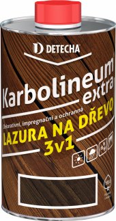 Impregnační nátěr na dřevo Karbolineum Extra 3v1 Detecha