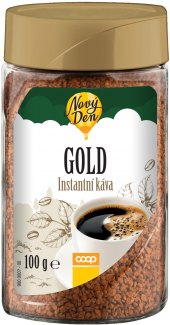 Instantní káva Gold Nový Den