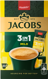 Instantní káva porcovaná 3v1 Jacobs Mild