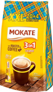 Instantní káva porcovaná ochucená 3v1 Mokate