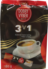 Instantní kávy porcované 3v1 Dobrý Výběr