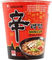Instantní nudlová polévka Nongshim - v kelímku