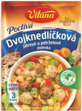 Instantní polévka Dvojknedlíčková Poctivá polévka Vitana