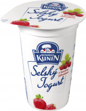 Ochucený jogurt selský Mlékárna Kunín