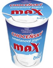 Jogurt smetanový max bílý Choceňský
