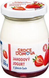 Jogurt ve skle Srdce Domova