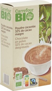Kakao odtučněné Bio Carrefour