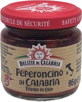 Kalábrijské chilli v oleji Delizie di Calabria