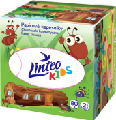 Kapesníčky papírové 2vrstvé Kids Linteo - box