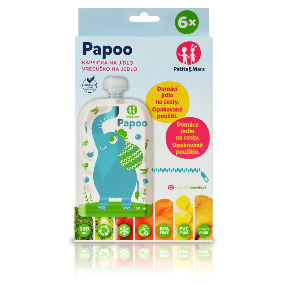 Kapsička na dětskou stravu Papoo Petite&Mars, Petite & Mars levně | Kupi.cz