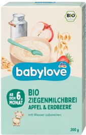 Kaše mléčná ovesná s kozím mlékem bio Babylove