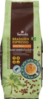 Káva zrnková Espresso Brazílie K-Favourites