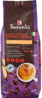 Káva zrnková Espresso Cremoso K-Favourites