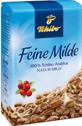 Zrnková káva Tchibo Feine Milde