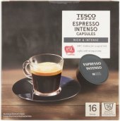 Kávové kapsle Espresso Intenso Tesco