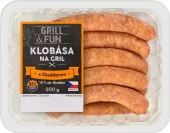 Klobása na gril s cheddarem Grill&Fun