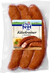 Klobása se sýrem Alpen Fest
