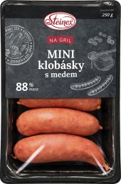 Klobásky mini s medem Steinex