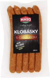 Klobásky s cibulkou na gril Maso Příbram