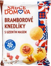 Knedlíky bramborové s uzeným masem mražené Srdce Domova