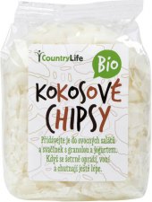 Kokosové chipsy bio Country Life