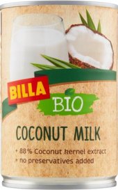 Kokosové mléko bio Billa