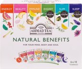 Kolekce bylinných a zelených funkčních čajů Natural Benefits Selection Ahmad Tea