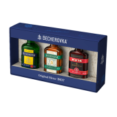 Kolekce miniatur Becherovka