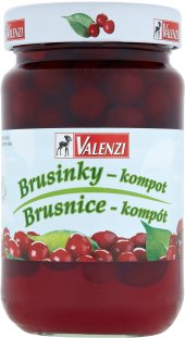 Kompot brusinky Valenzi