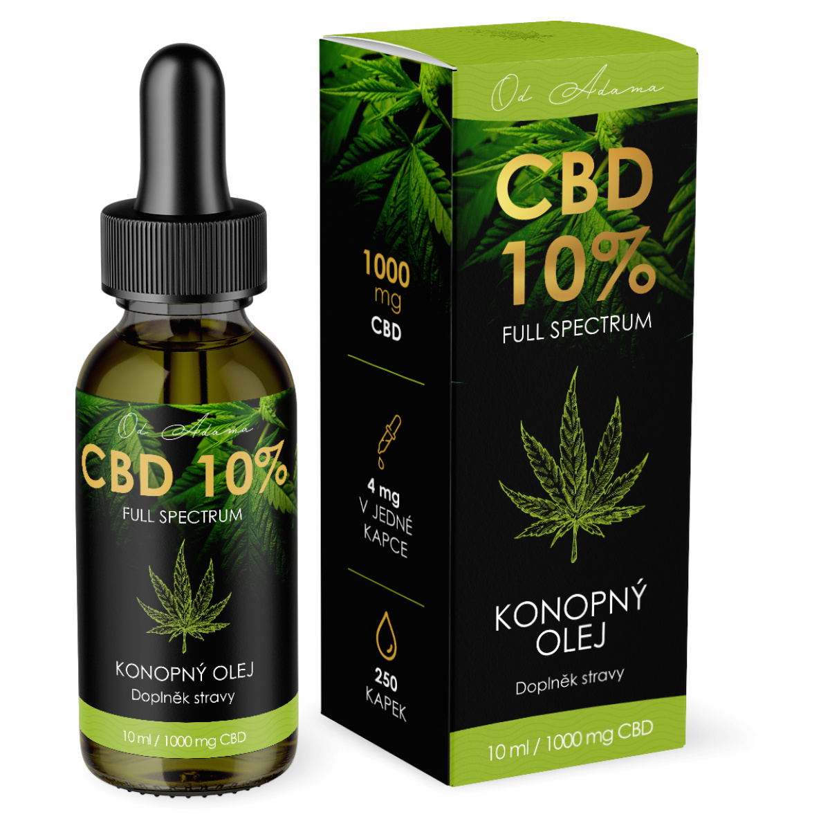 Konopn olej cbd full spectrum od adama levn kupi cz