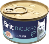 Konzerva mousse pro kočky Brit Premium by Nature